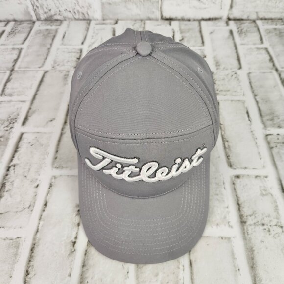 Titleist Diego Trend Golf Hat Snapback Cap Gray White Athletic One Size Outdoor - Picture 10 of 10